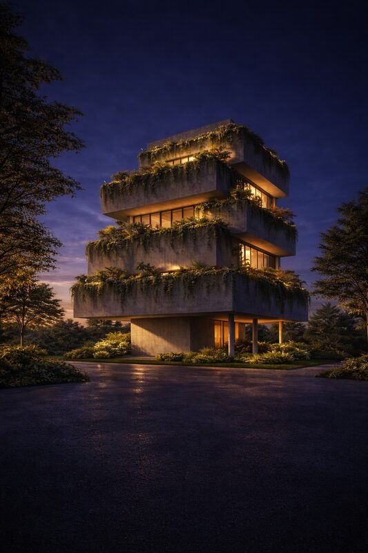 22 Mayfair — Biophilic commercial space near Balewadi High Street, Pune