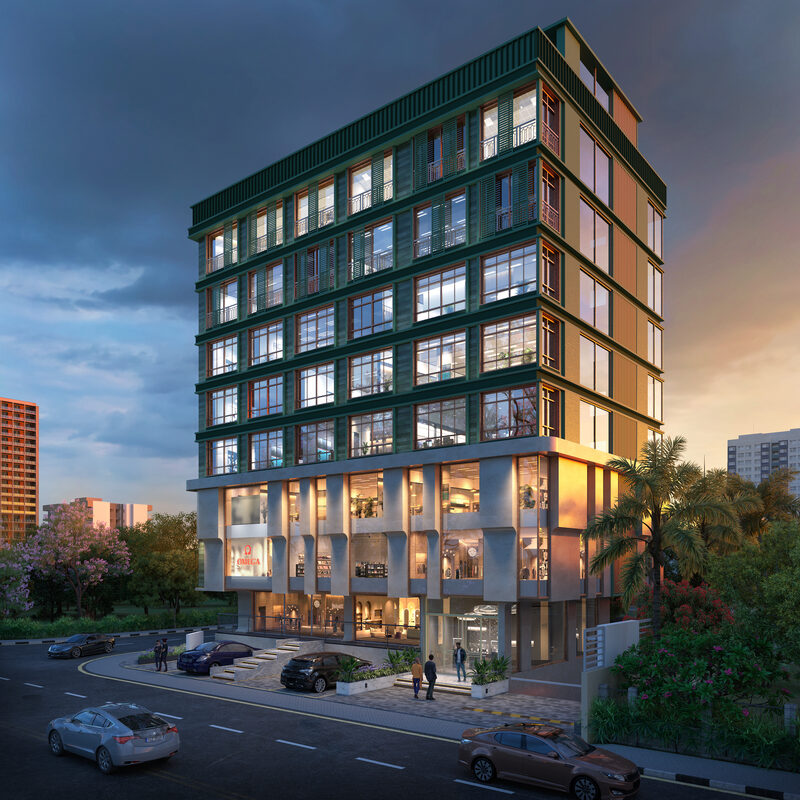 The Cornerstone House — Premium commercial space on Ghole Road, Pune